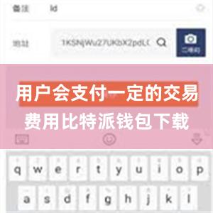 用户会支付一定的交易费用比特派钱包下载