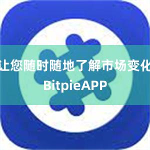 让您随时随地了解市场变化BitpieAPP